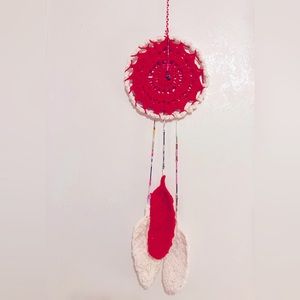 Hand made crochet dream catcher